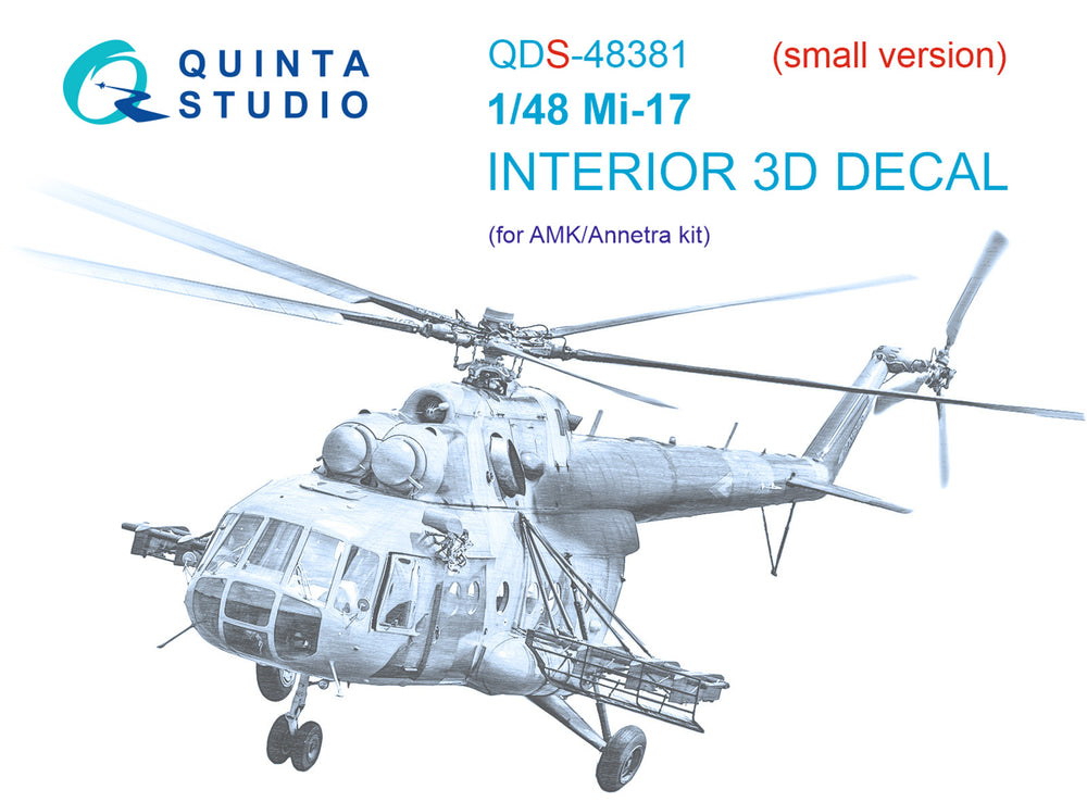 Quinta Studio QDS-48381 1:48 Mil Mi-17