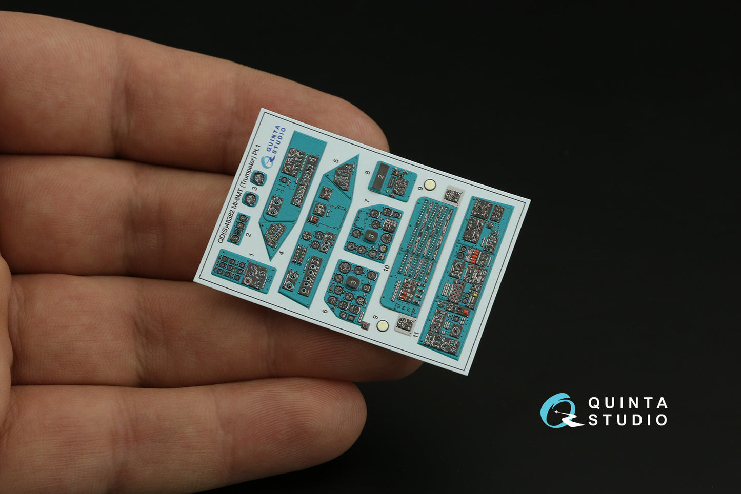 Quinta Studio QDS-48382 1:48 Mil Mi-8MT 3D-Printed Interior Decals