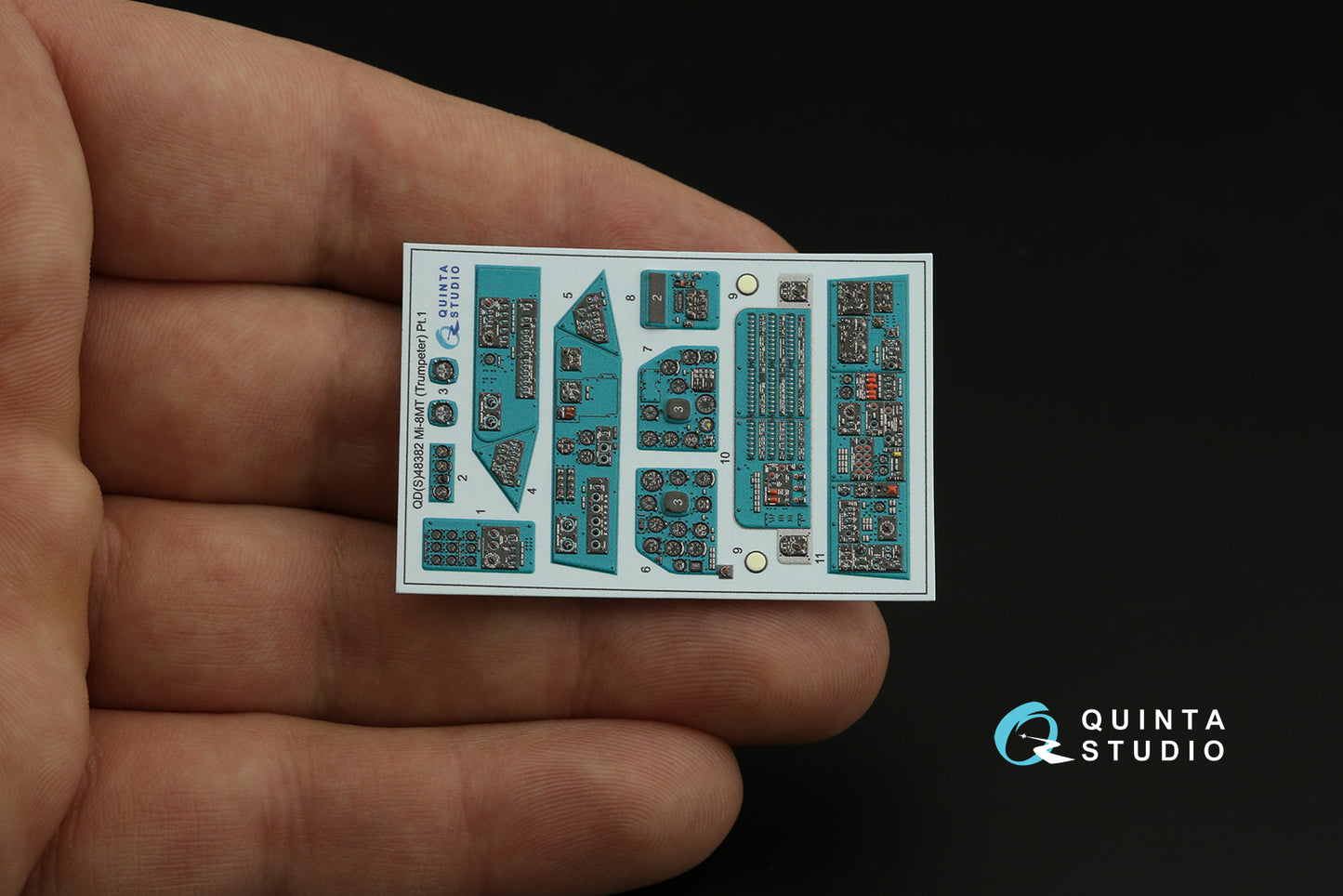 Quinta Studio QDS-48382 1:48 Mil Mi-8MT 3D-Printed Interior Decals