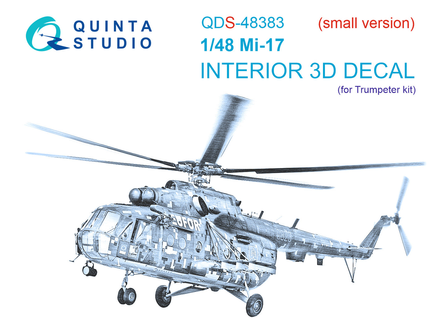 Quinta Studio QDS-48383 1:48 Mil Mi-17 3D-Printed Interior Decals