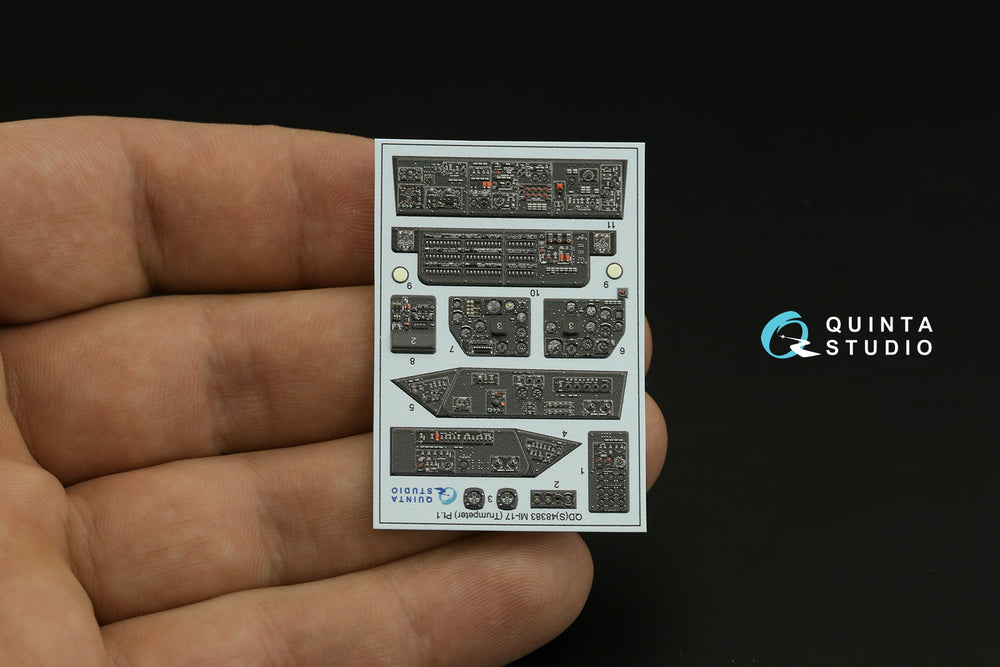 Quinta Studio QDS-48383 1:48 Mil Mi-17 3D-Printed Interior Decals