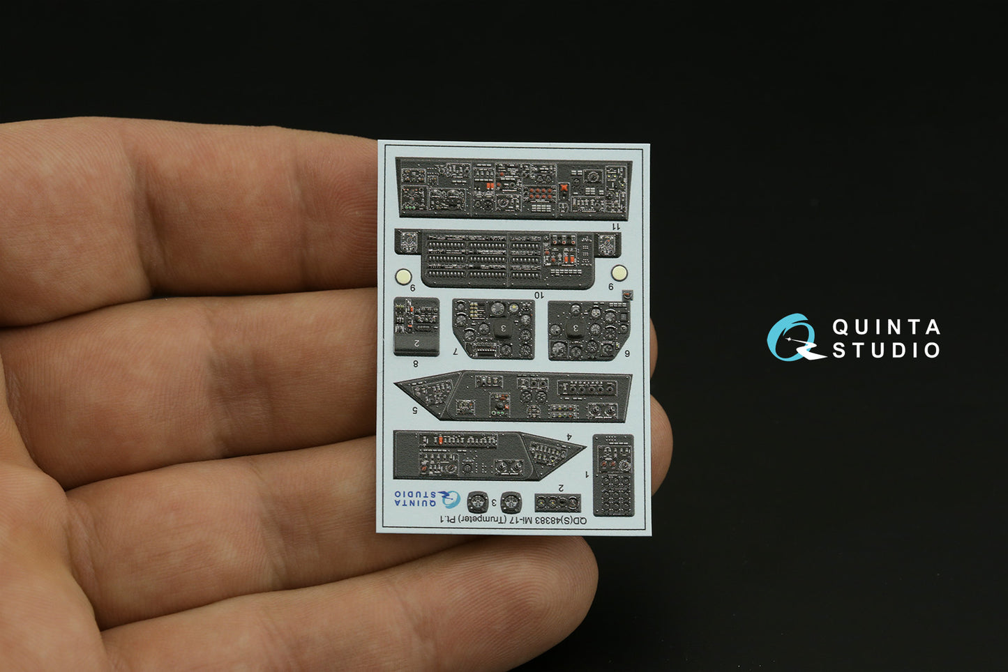 Quinta Studio QDS-48383 1:48 Mil Mi-17 3D-Printed Interior Decals