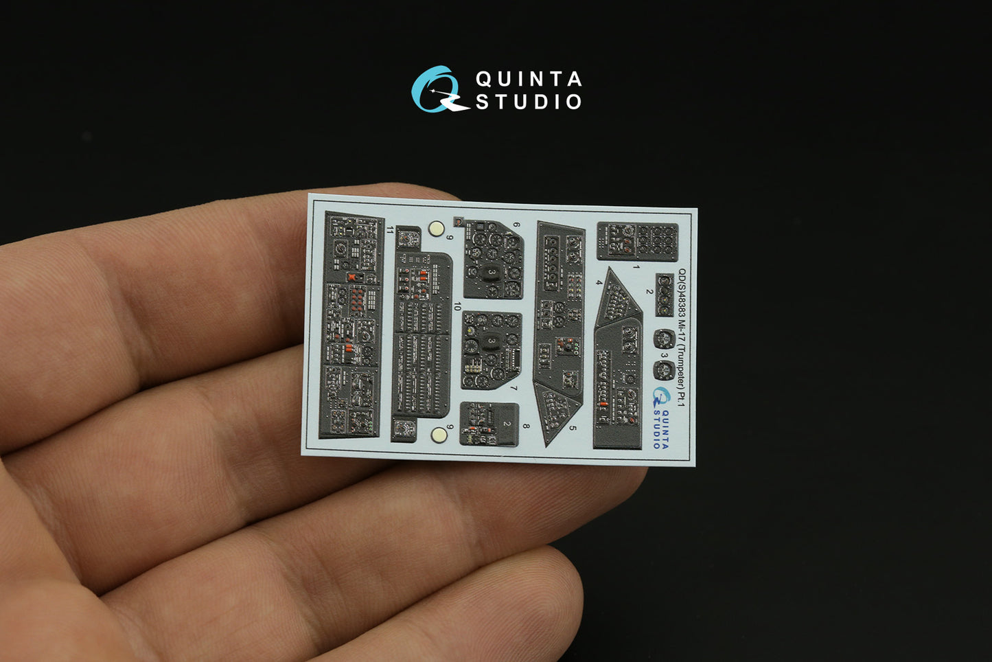 Quinta Studio QDS-48383 1:48 Mil Mi-17 3D-Printed Interior Decals