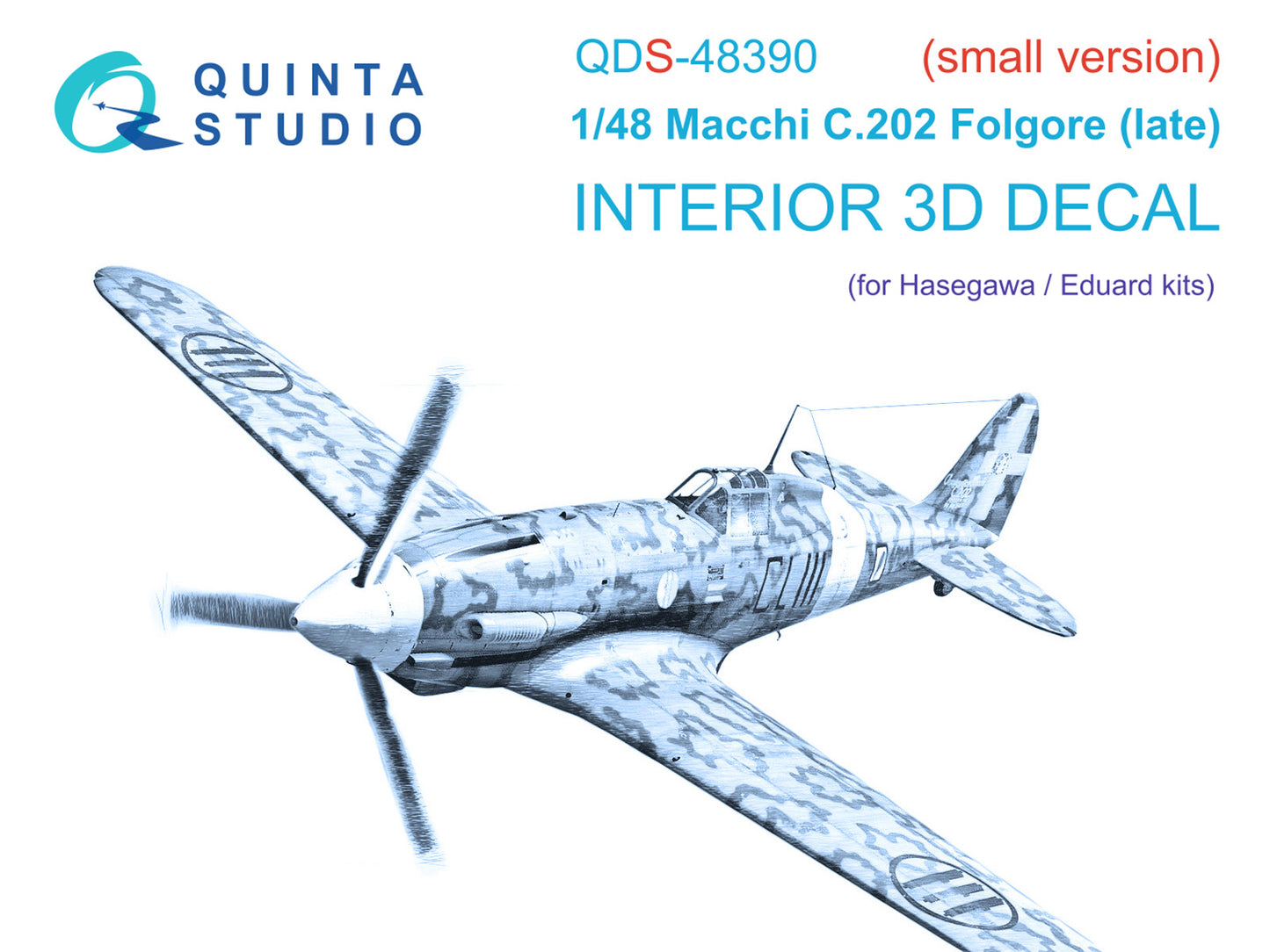 Quinta Studio QDS-48390 1:48 Macchi C.202 Late 3D Interior Decal