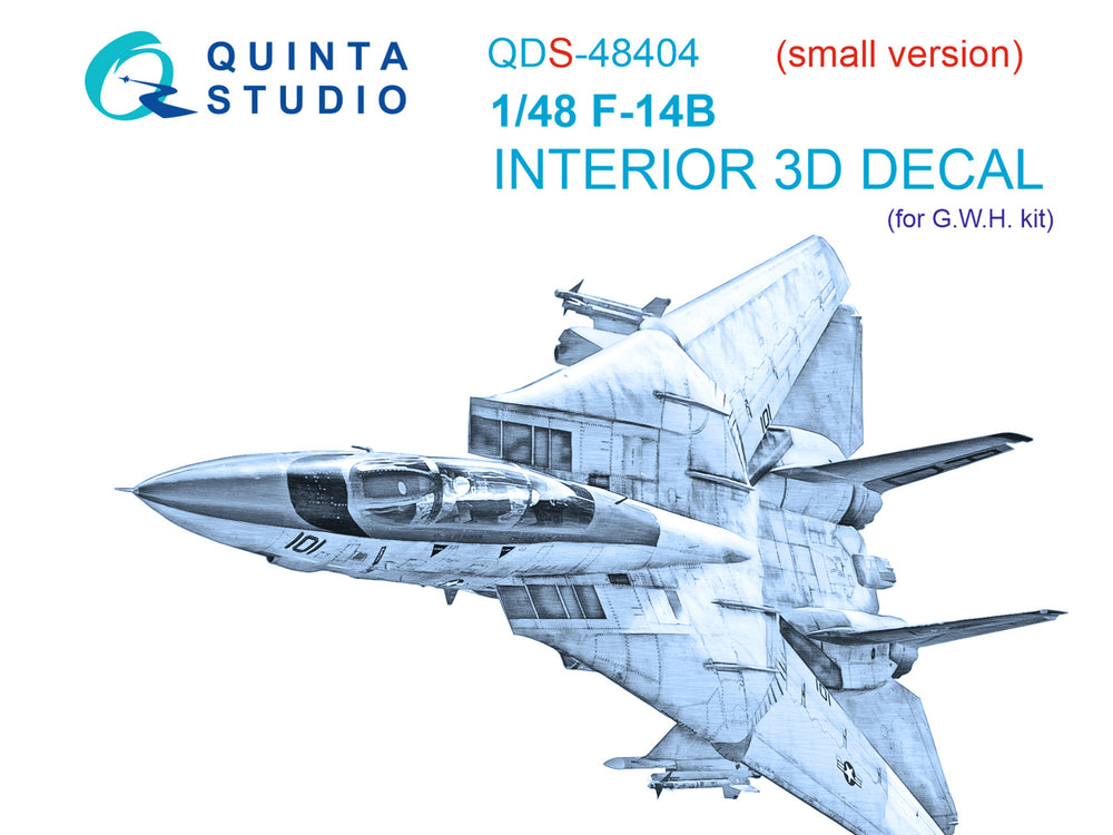 Quinta Studio QDS-48404 1:48 F-14B Tomcat 3D Interior Decal