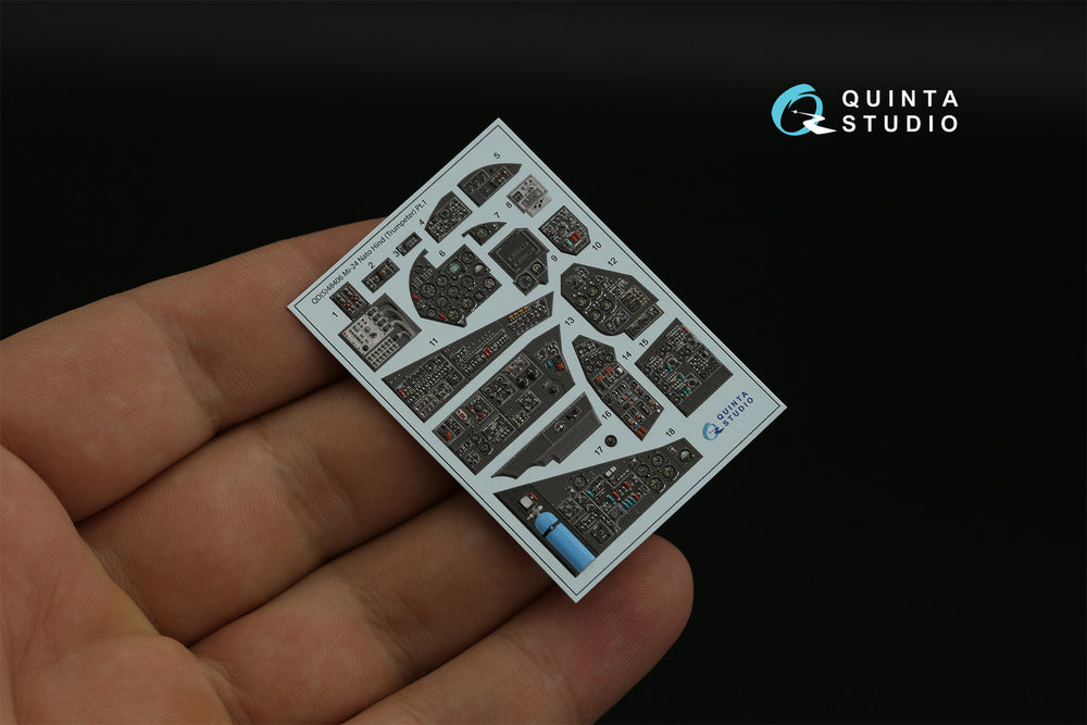 Quinta Studio QDS-48406 1:48 Mi-24D Hind-D 3D Interior Decal