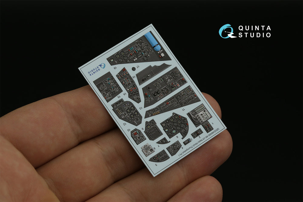 Quinta Studio QDS-48406 1:48 Mi-24D Hind-D 3D Interior Decal