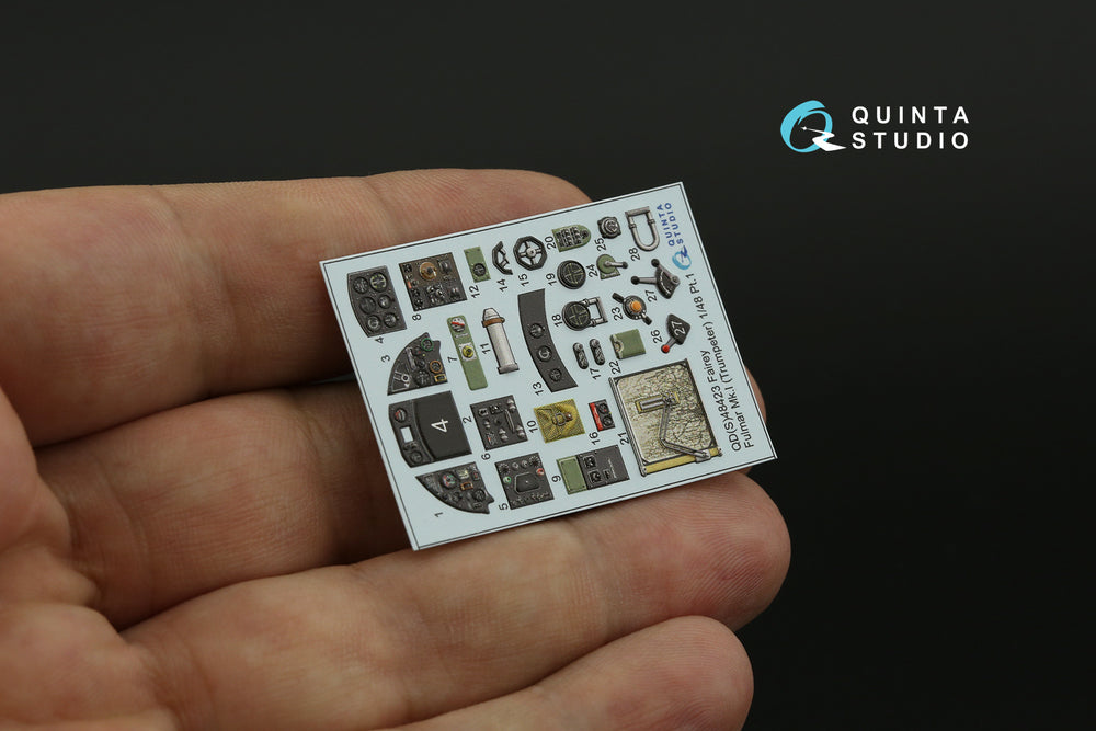 Quinta Studio QDS-48423 1:48 Fulmar Mk.I 3D Interior Decal