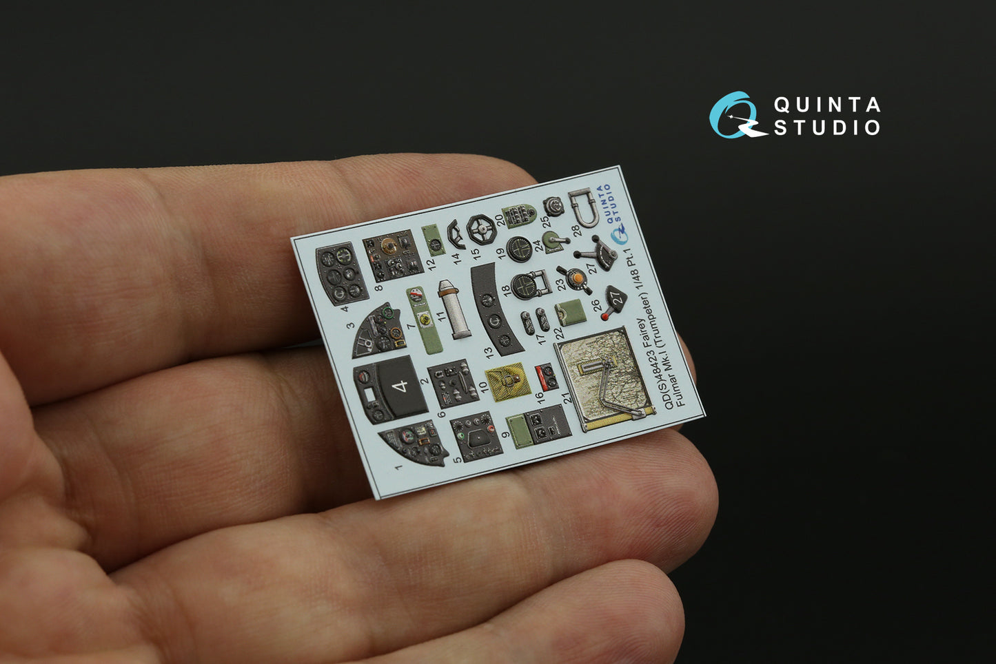 Quinta Studio QDS-48423 1:48 Fulmar Mk.I 3D Interior Decal