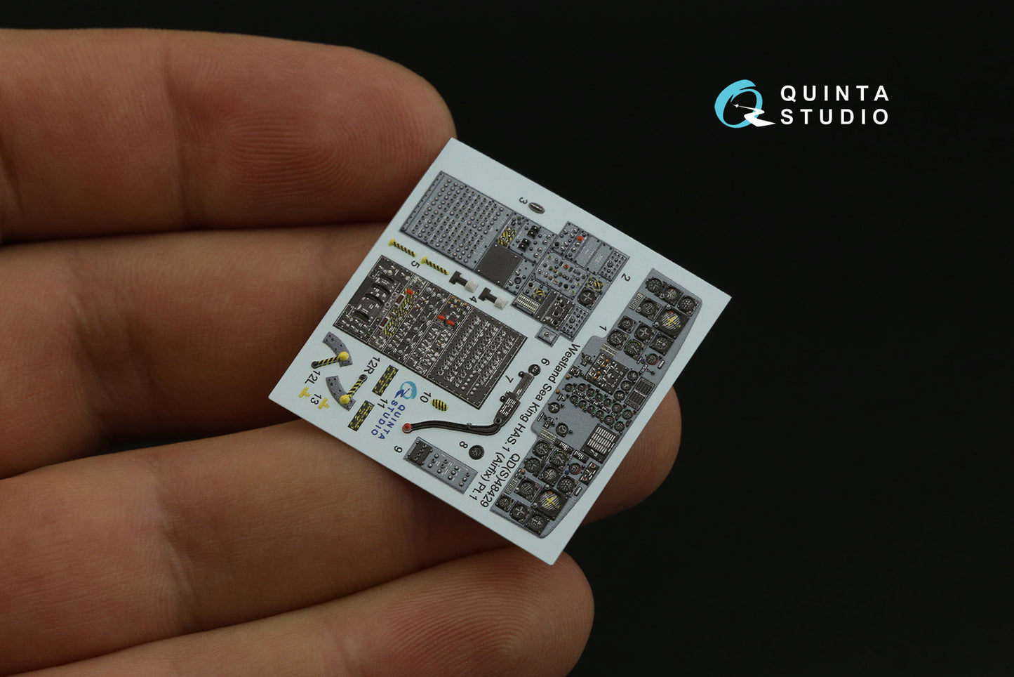 Quinta Studio QDS-48429 1:48 Sea King HAS.1 3D Interior Decal