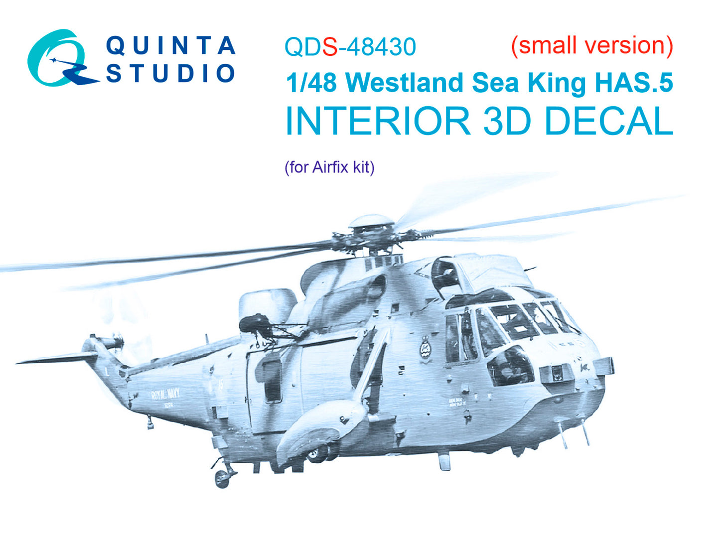 Quinta Studio QDS-48430 1:48 Sea King HAS.5 3D Interior Decal