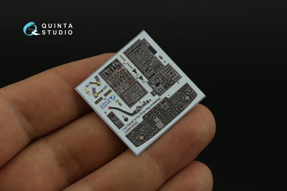 Quinta Studio QDS-48431 1:48 Sea King HU.5 3D Interior Decal