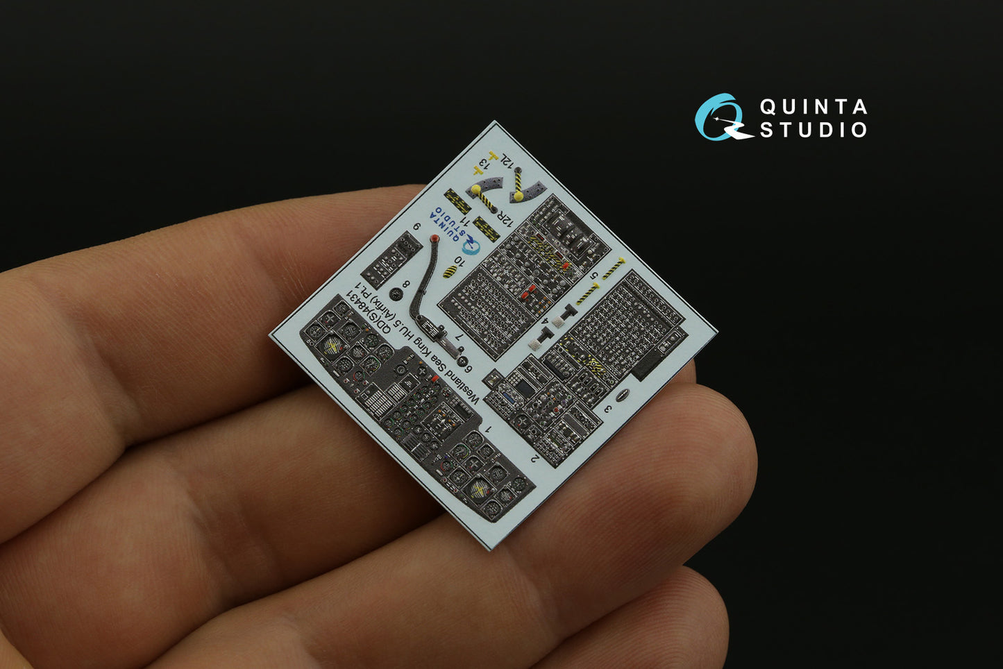 Quinta Studio QDS-48431 1:48 Sea King HU.5 3D Interior Decal