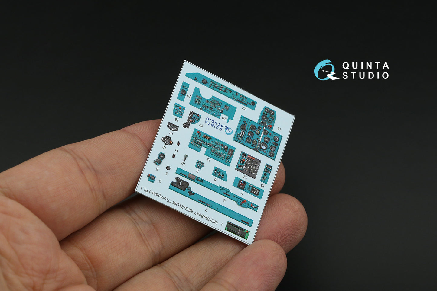 Quinta Studio QDS-48447 1:48 MiG-21UM 3D Interior Decal