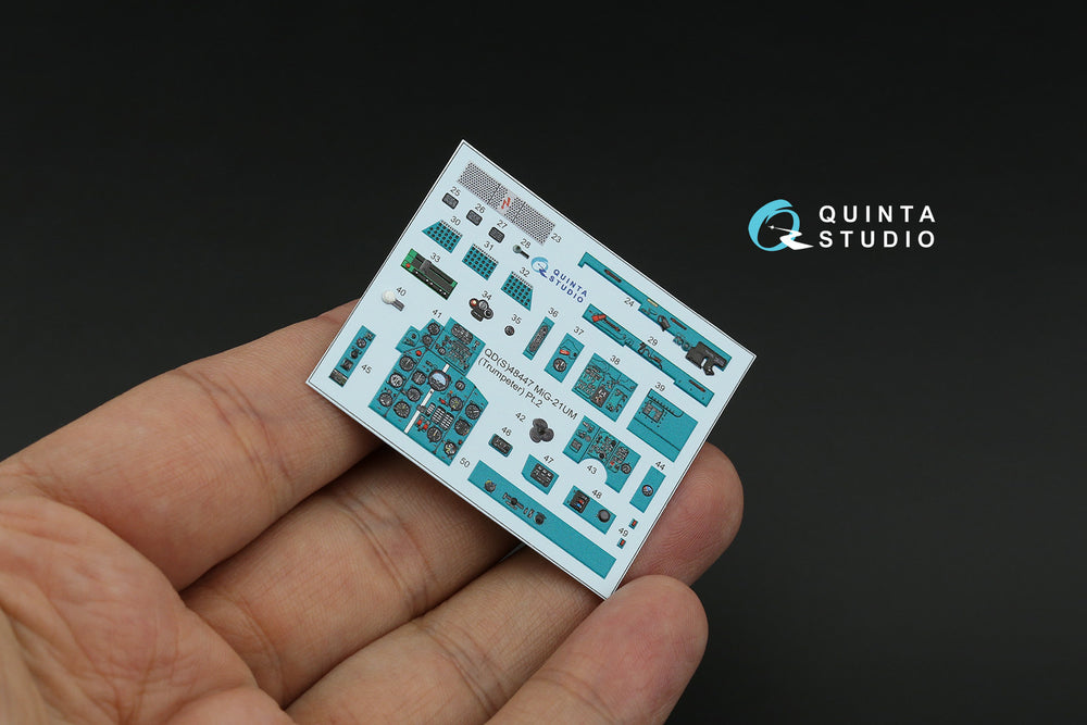Quinta Studio QDS-48447 1:48 MiG-21UM 3D Interior Decal