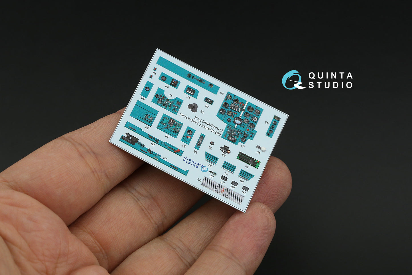 Quinta Studio QDS-48447 1:48 MiG-21UM 3D Interior Decal