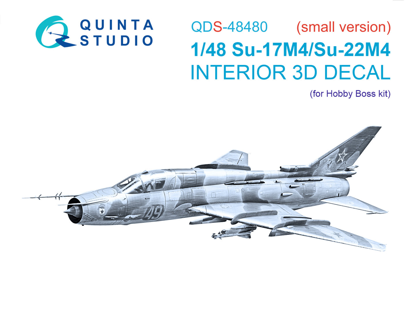 Quinta Studio QDS-48480 1:48 Su-17M4/Su-22M4 3D Interior Decal