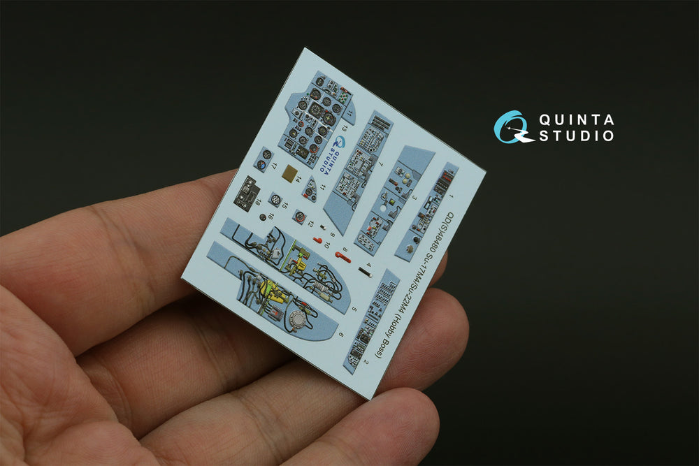 Quinta Studio QDS-48480 1:48 Su-17M4/Su-22M4 3D Interior Decal