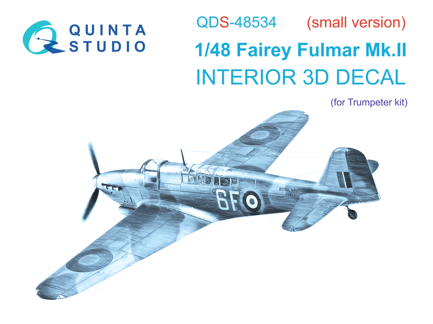 Quinta Studio QDS-48534 1:48 Fulmar Mk.II 3D Interior Decal