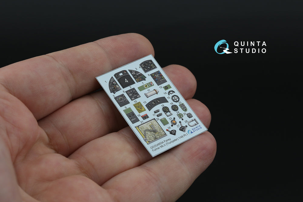 Quinta Studio QDS-48534 1:48 Fulmar Mk.II 3D Interior Decal