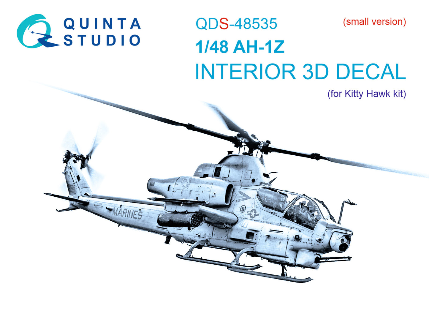 Quinta Studio QDS-48535 1:48 AH-1Z Zulu Viper 3D Interior Decal