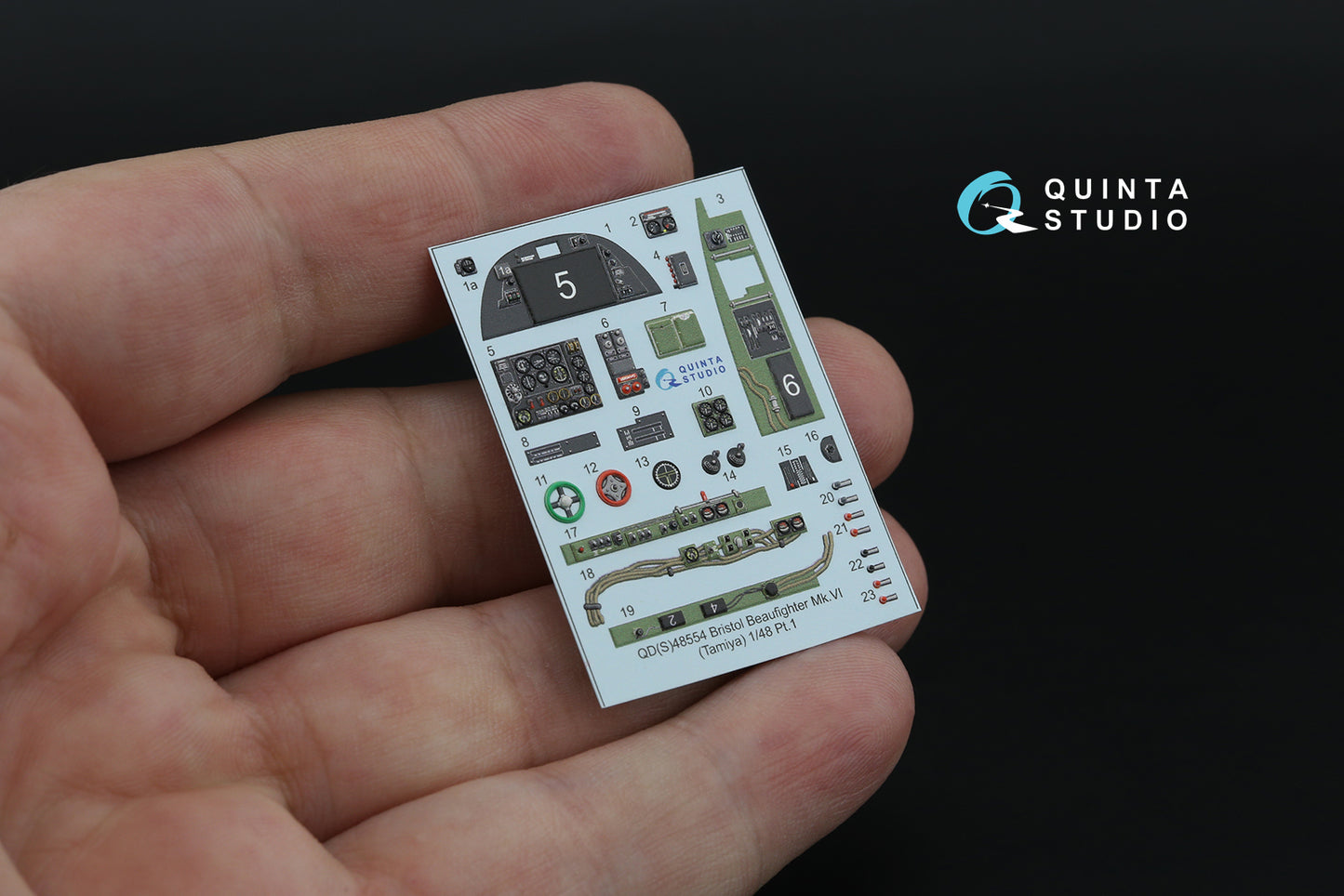 Quinta Studio QDS-48554 1:48 Beaufighter Mk.VI 3D Interior Decal