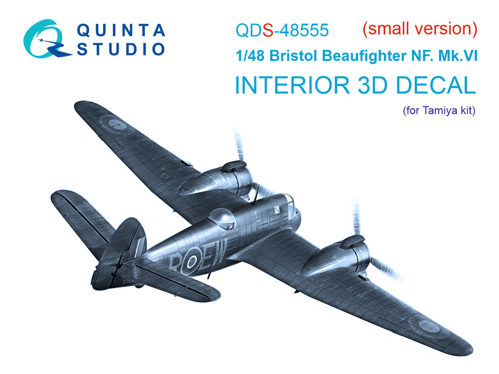 Quinta Studio QDS-48555 1:48 Beaufighter NF Mk.VI 3D Interior Decal