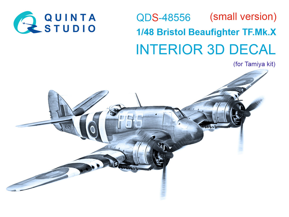 Quinta Studio QDS-48556 1:48 Beaufighter TF Mk.X 3D Interior Decal