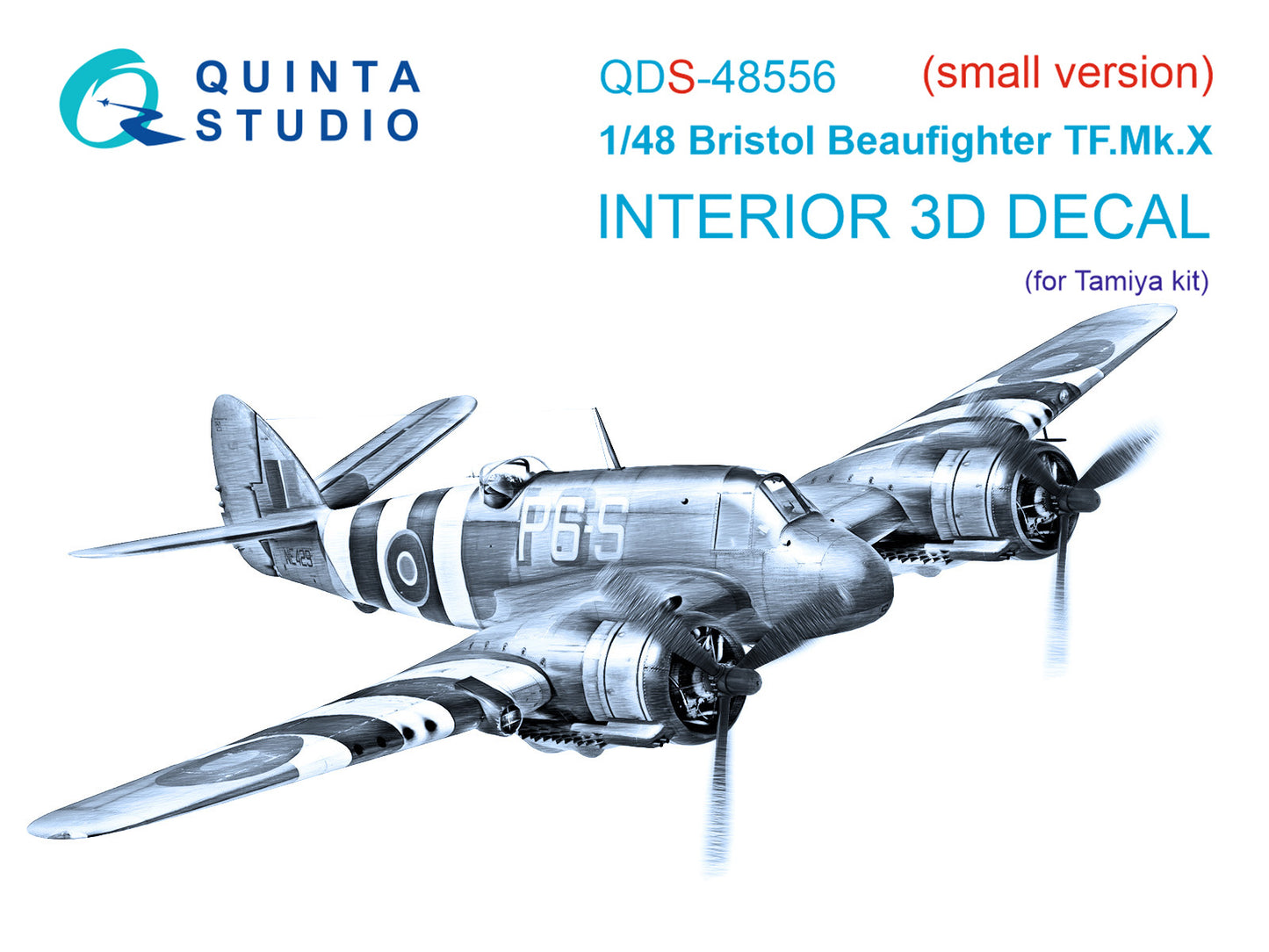 Quinta Studio QDS-48556 1:48 Beaufighter TF Mk.X 3D Interior Decal