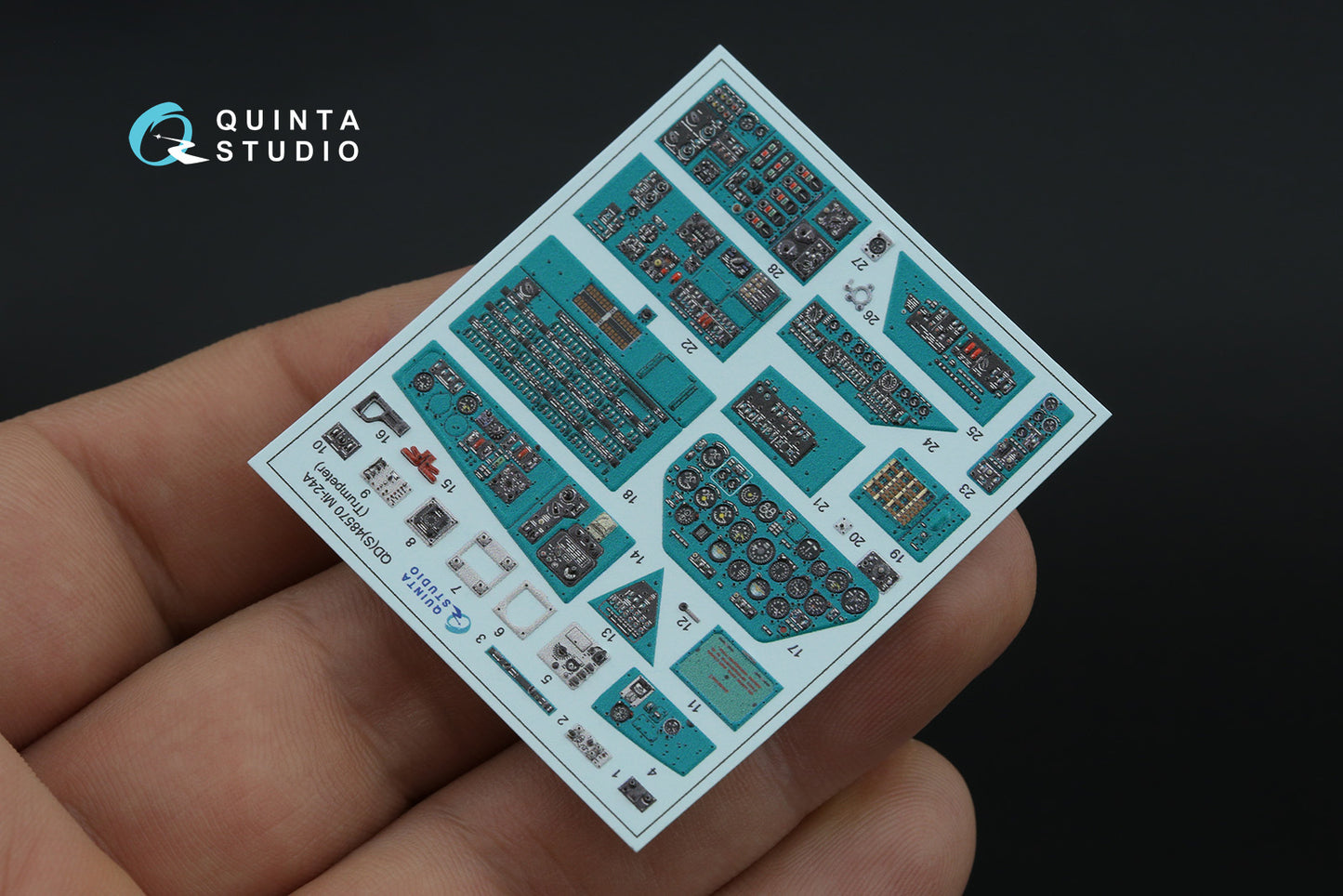 Quinta Studio QDS-48570 1:48 Mil Mi-24A 3D-Printed Interior decal