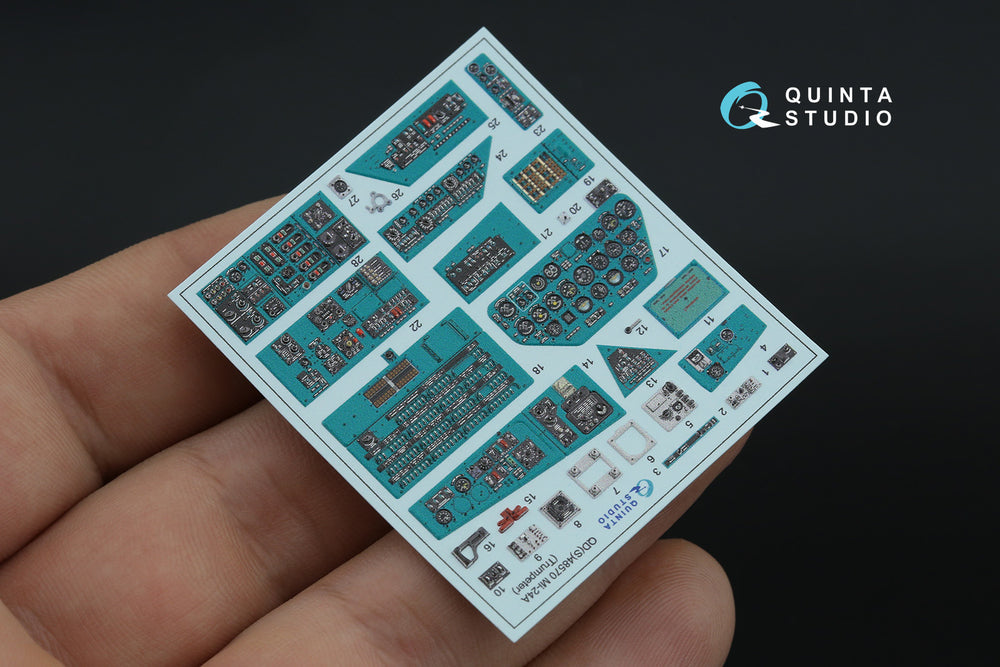 Quinta Studio QDS-48570 1:48 Mil Mi-24A 3D-Printed Interior decal