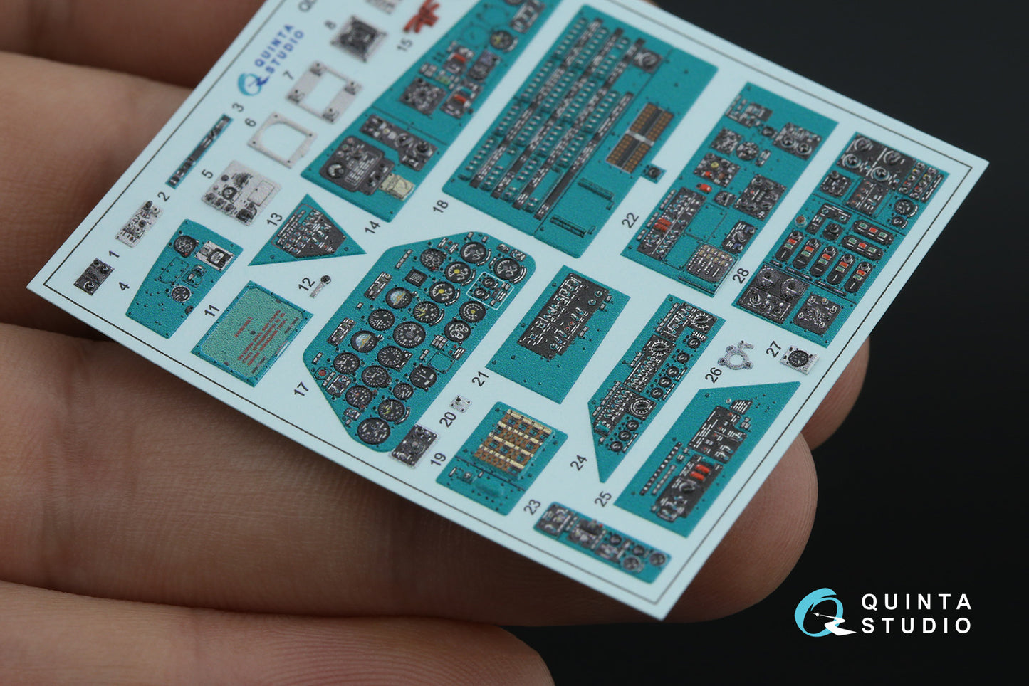 Quinta Studio QDS-48570 1:48 Mil Mi-24A 3D-Printed Interior decal