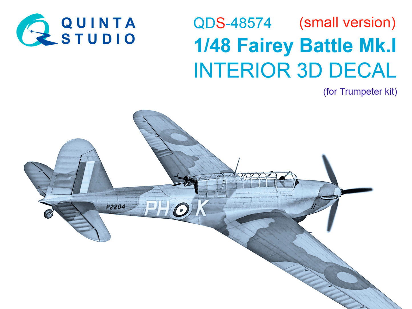 Quinta Studio QDS-48574 1:48 Battle Mk.I 3D Interior Decal