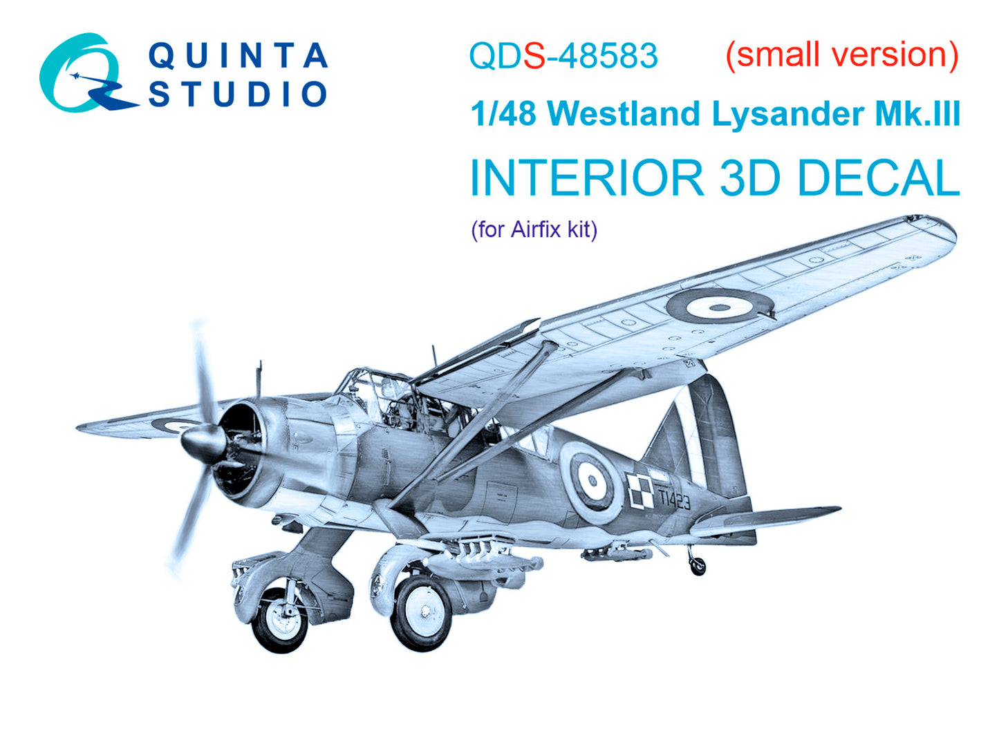Quinta Studio QDS-48583 1:48 Lysander Mk.III 3D Interior Decal