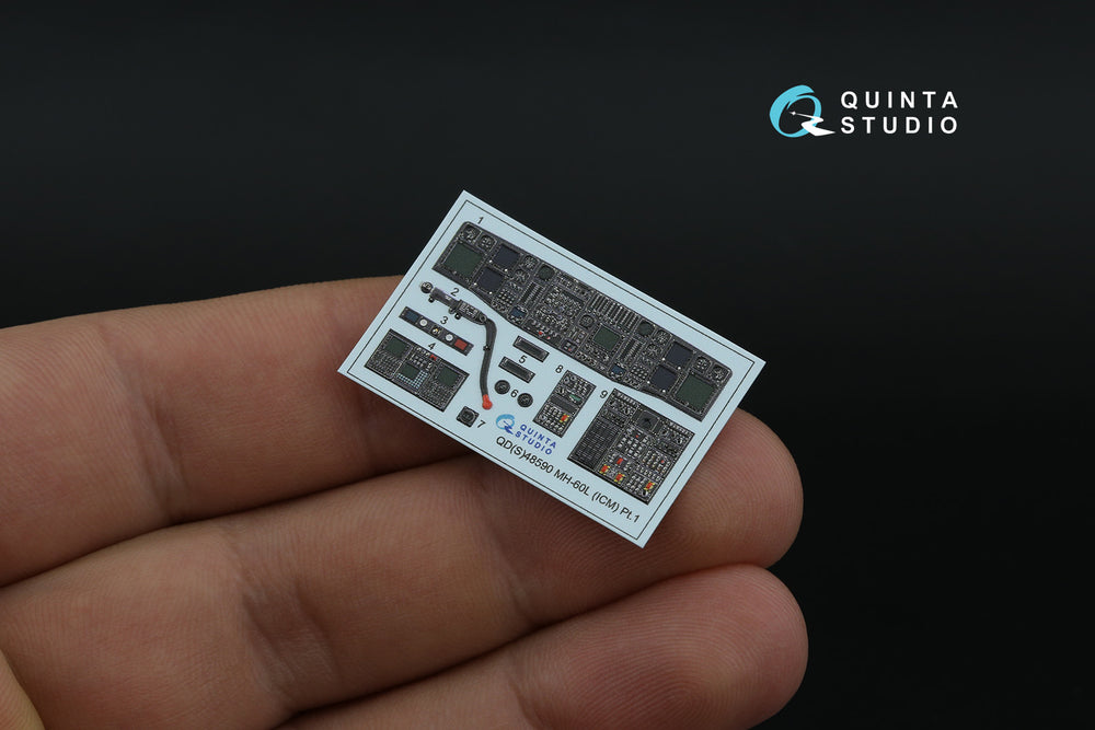Quinta Studio QDS-48590 1:48 MH-60L Blackhawk 3D Interior Decal