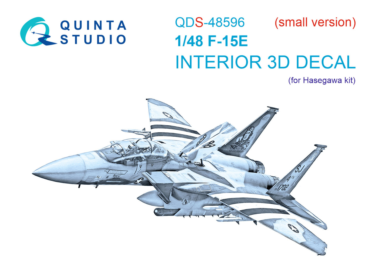 Quinta Studio QDS-48596 1:48 F-15E Eagle 3D Interior Decal