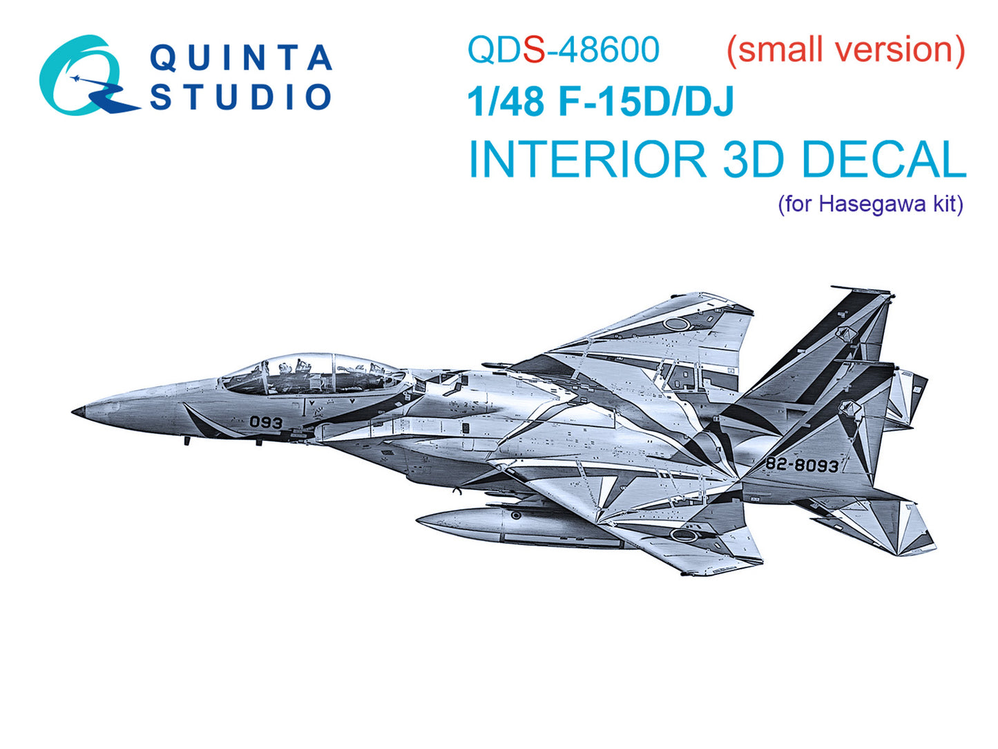 Quinta Studio QDS-48600 1:48 F-15D/DJ Eagle 3D Interior Decal