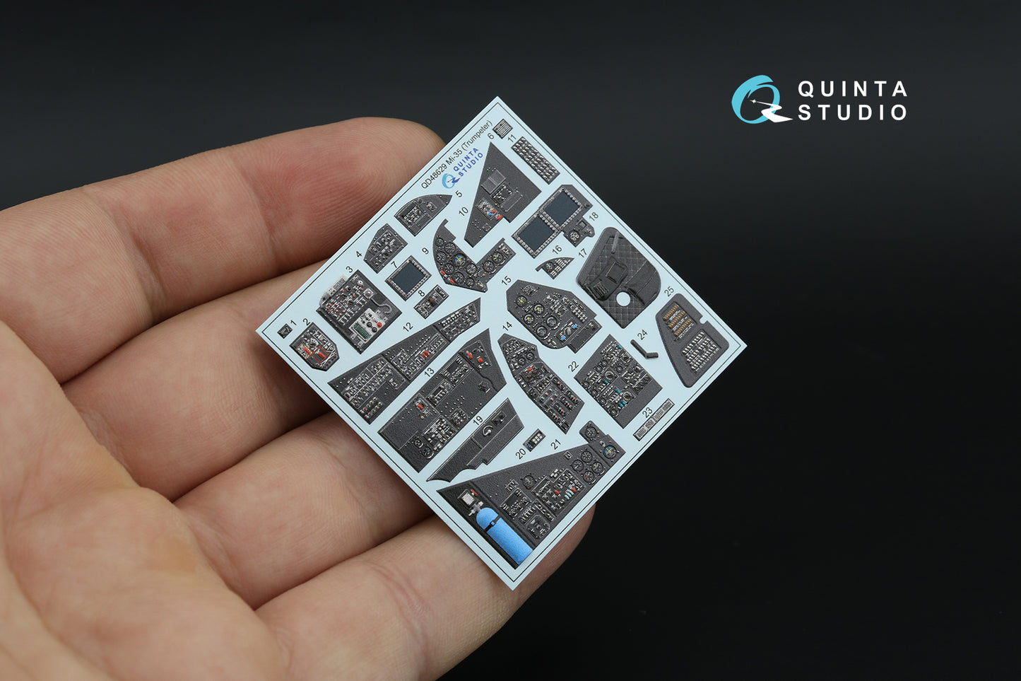 Quinta Studio QDS-48629 1:48 Mil Mi-35 3D-Printed Interior decal