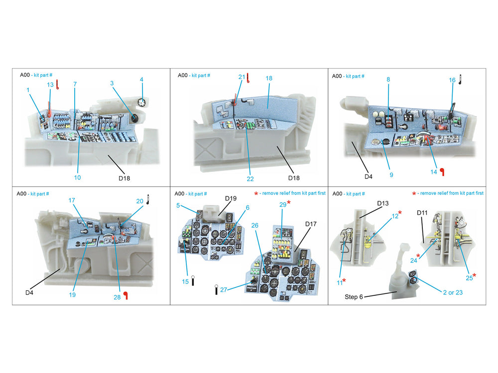 Quinta Studio QDS-72167 1:72 Su-17UM3 3D Interior Decal