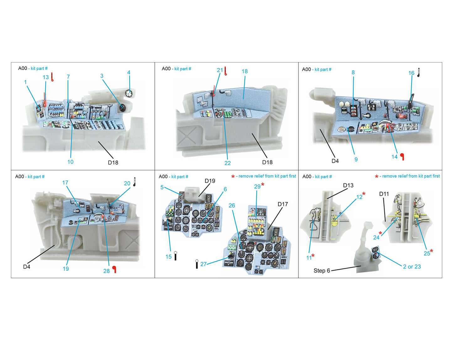Quinta Studio QDS-72167 1:72 Su-17UM3 3D Interior Decal