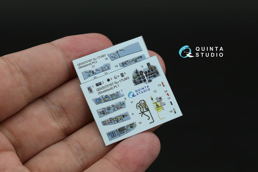 Quinta Studio QDS-72167 1:72 Su-17UM3 3D Interior Decal