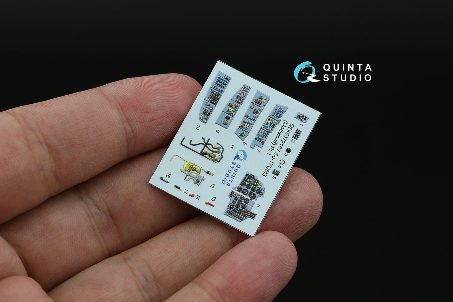 Quinta Studio QDS-72167 1:72 Su-17UM3 3D Interior Decal