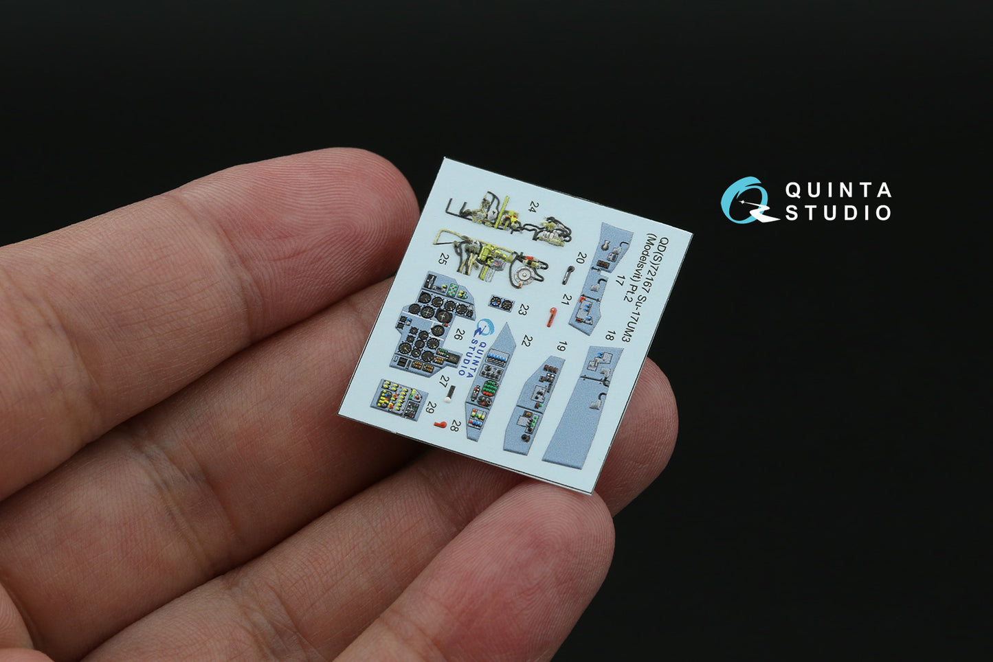 Quinta Studio QDS-72167 1:72 Su-17UM3 3D Interior Decal