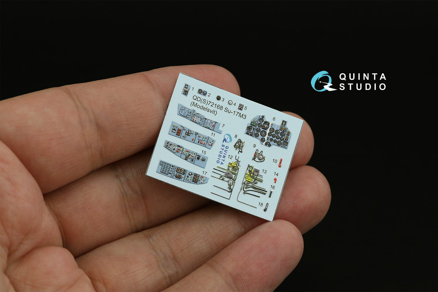 Quinta Studio QDS-72168 1:72 Su-17M3 3D Interior Decal