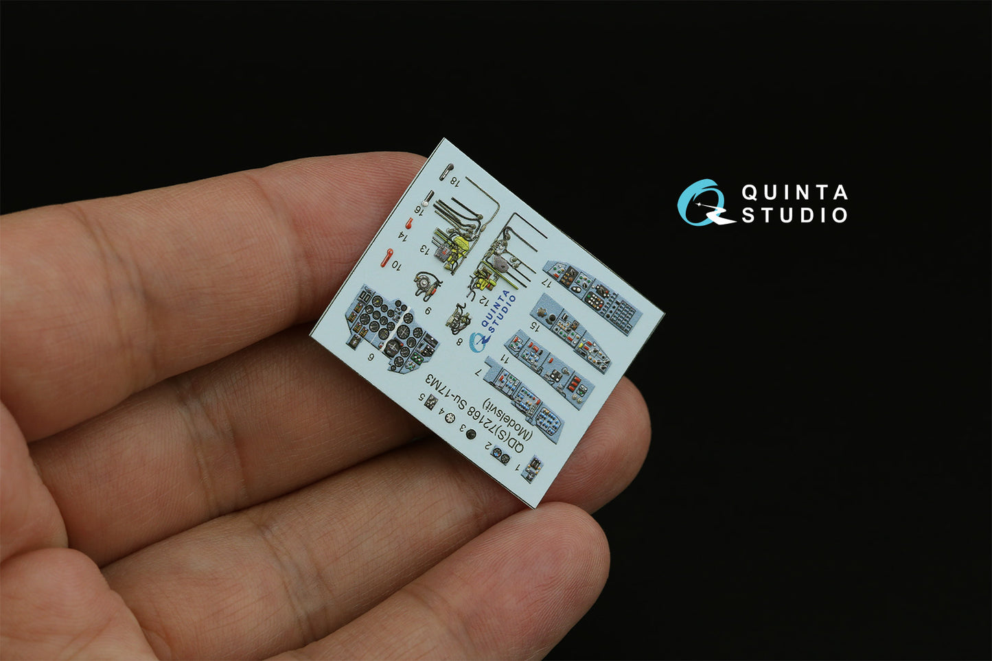Quinta Studio QDS-72168 1:72 Su-17M3 3D Interior Decal