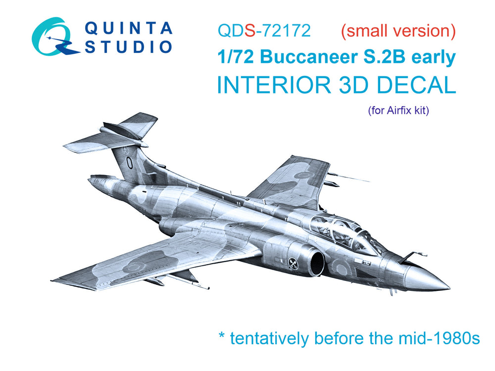 Quinta Studio QDS-72172 1:72 Buccaneer S.2B Early 3D Interior Decal