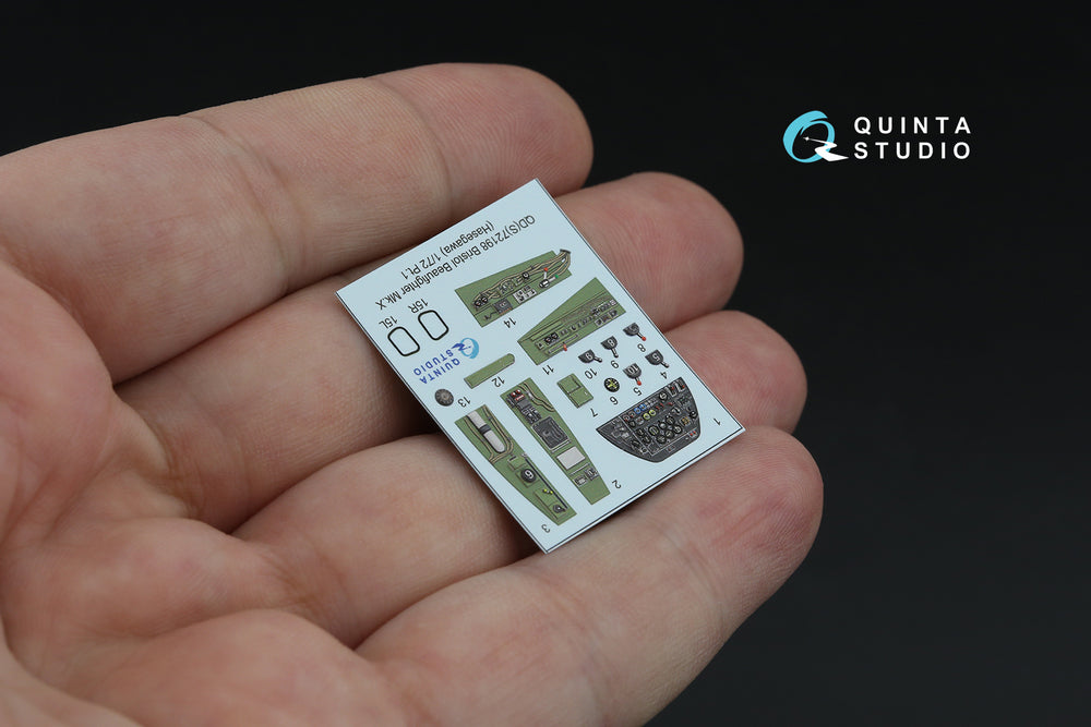 Quinta Studio QDS-72198 1:72 Beaufighter Mk.X 3D Interior Decal