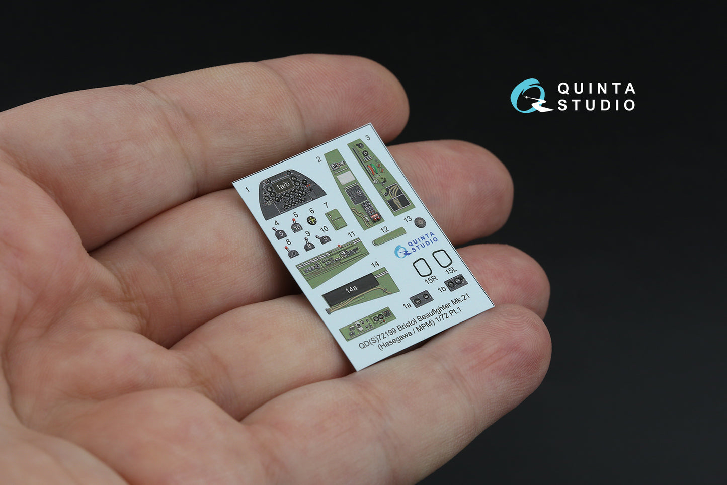 Quinta Studio QDS-72199 1:72 Beaufighter Mk.21 3D Interior Decal