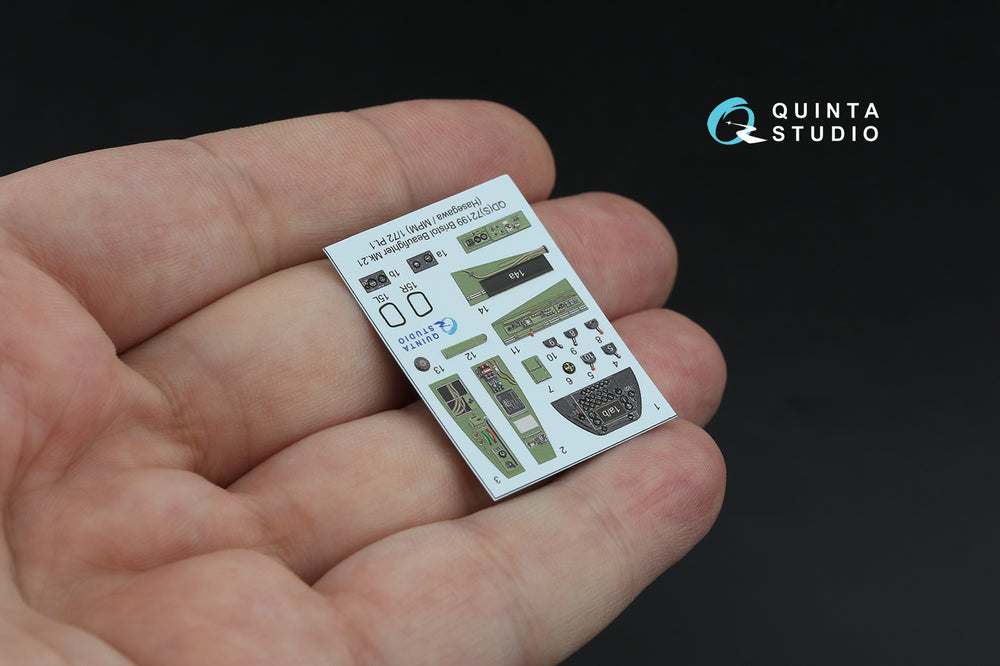 Quinta Studio QDS-72199 1:72 Beaufighter Mk.21 3D Interior Decal
