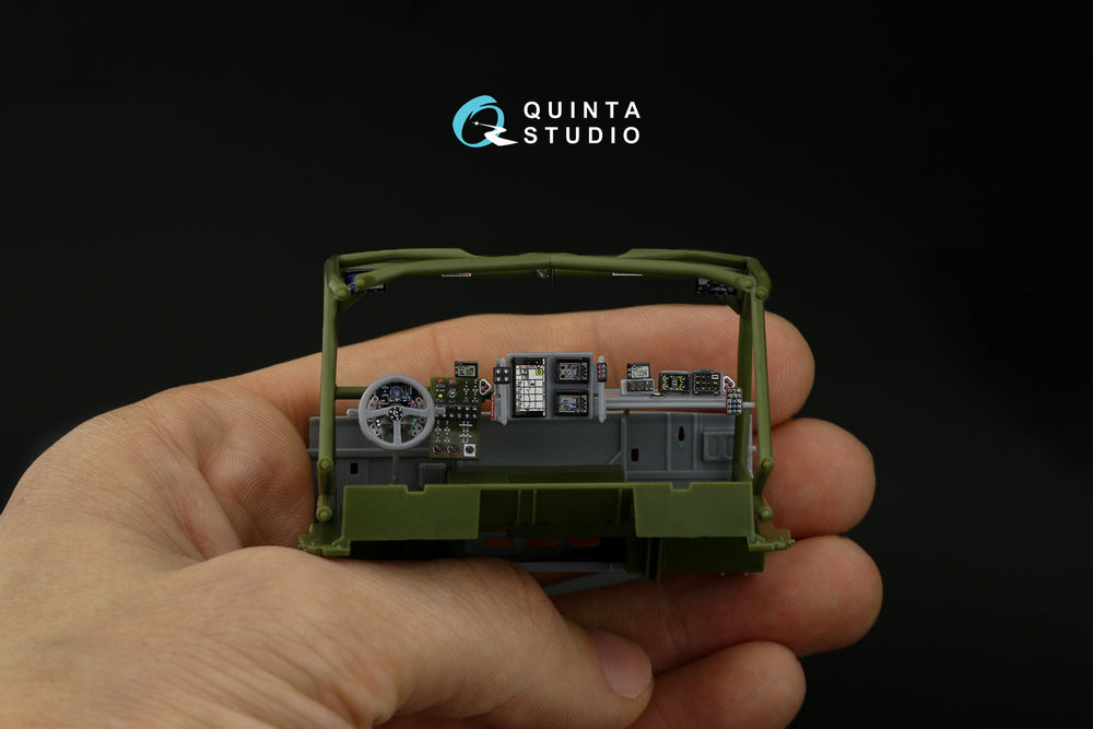 Quinta Studio QDS-35068 1:35 KAMAZ-43509 3D Interior (Small)